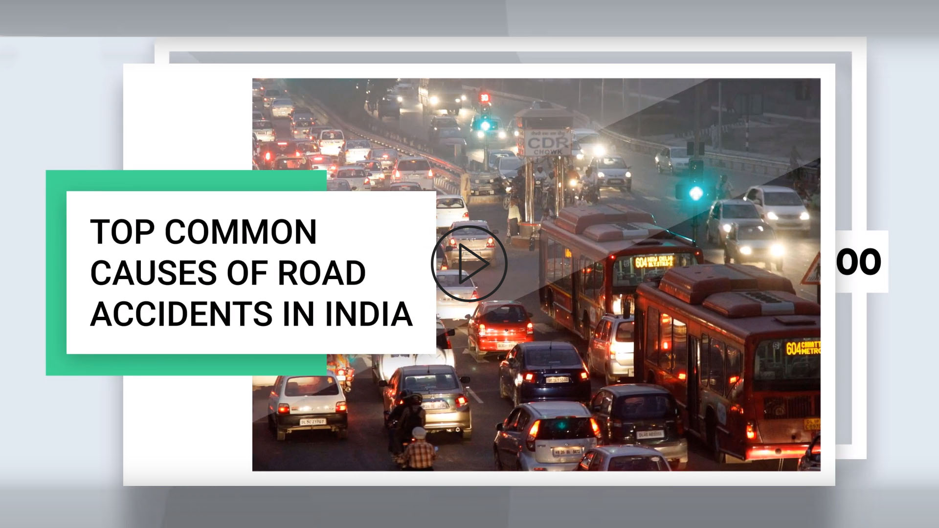 Top common causes of road accidents in India
