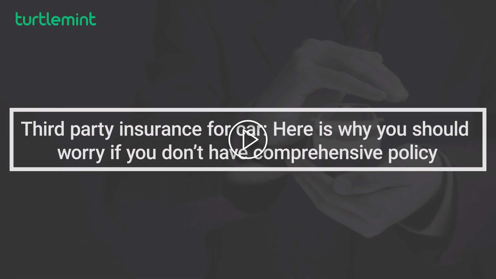 Why you should worry if you don't have a comprehensive car insurance policy